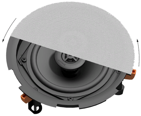 AUDAC CIRA840D/W, двухполосная встраиваемая акустическая система